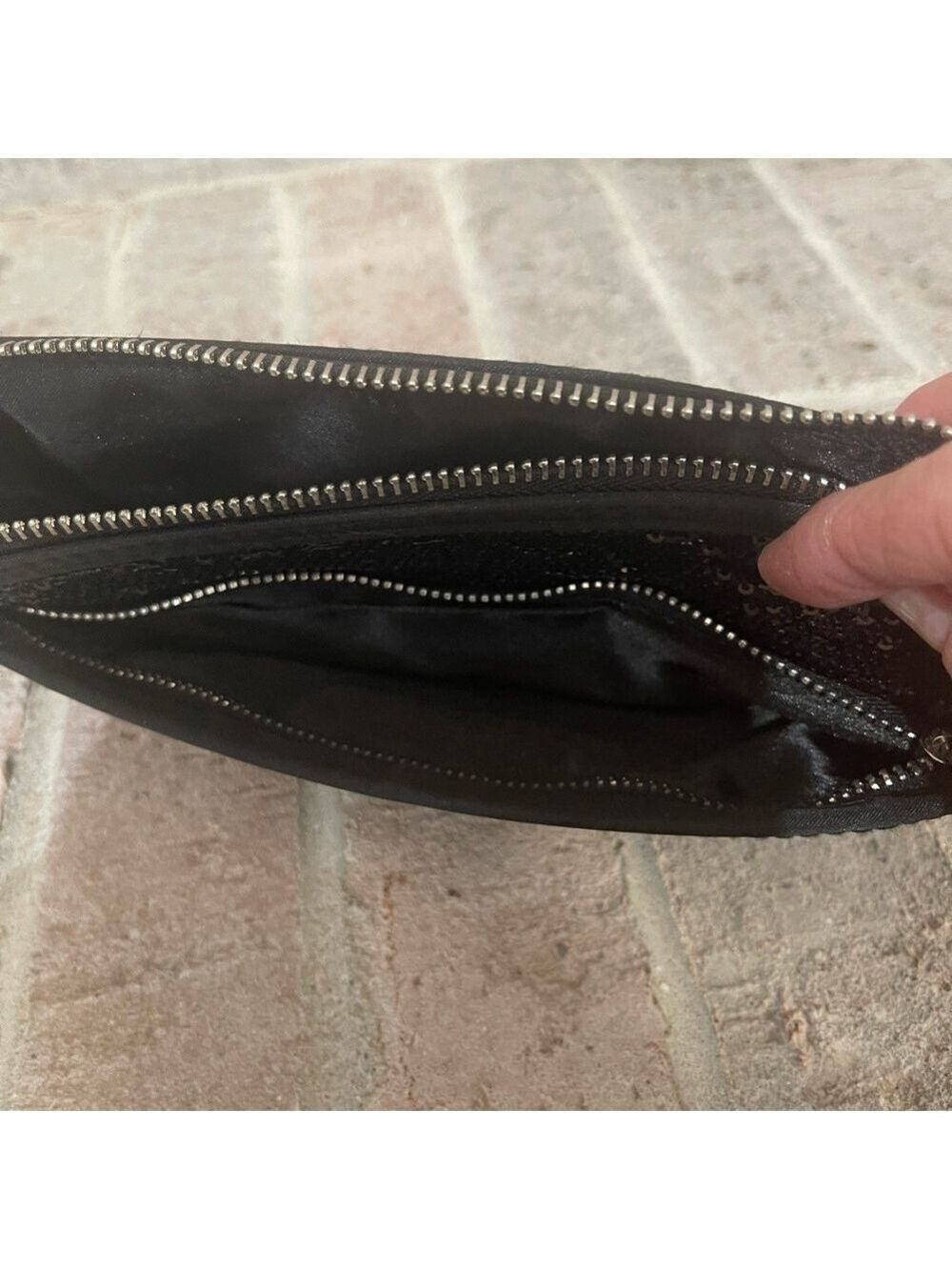 Victoria's Secret Black Sequin Clutch - Picture 8 of 10